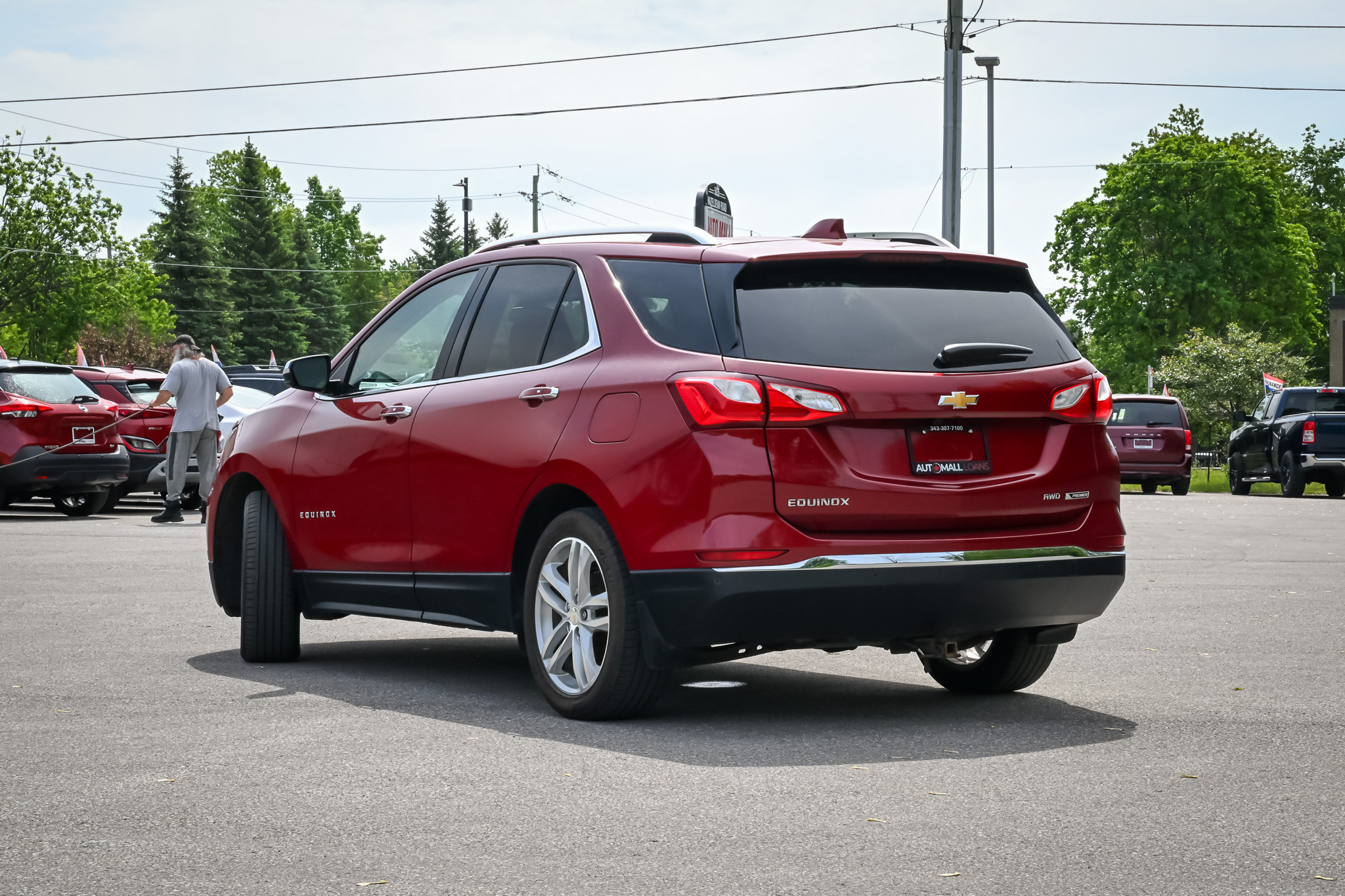 2018 Chevrolet Equinox in Red